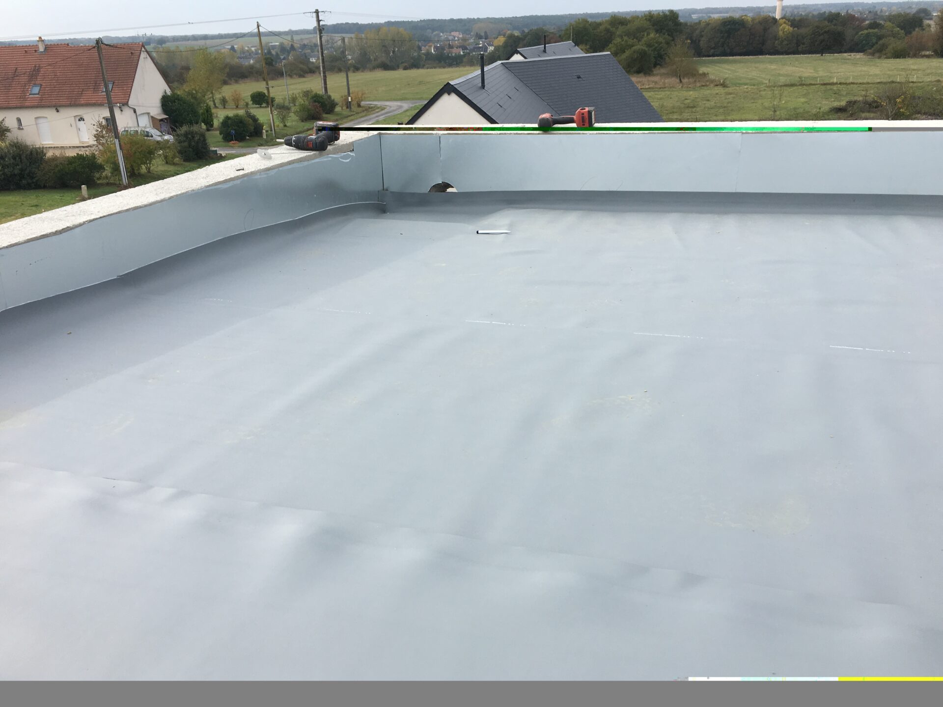 Membrane d'étanchéité d'une terrasse